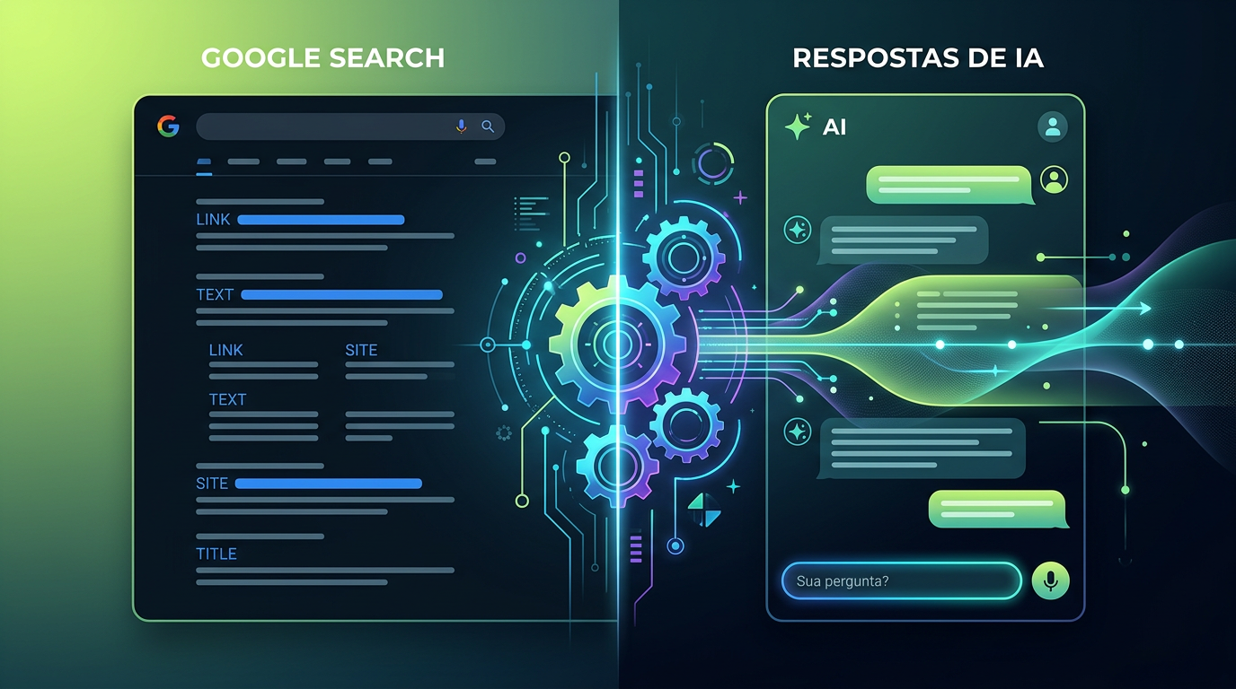 Google Search vs. Respostas de IA: Como o conteúdo do seu site deve mudar em 2024